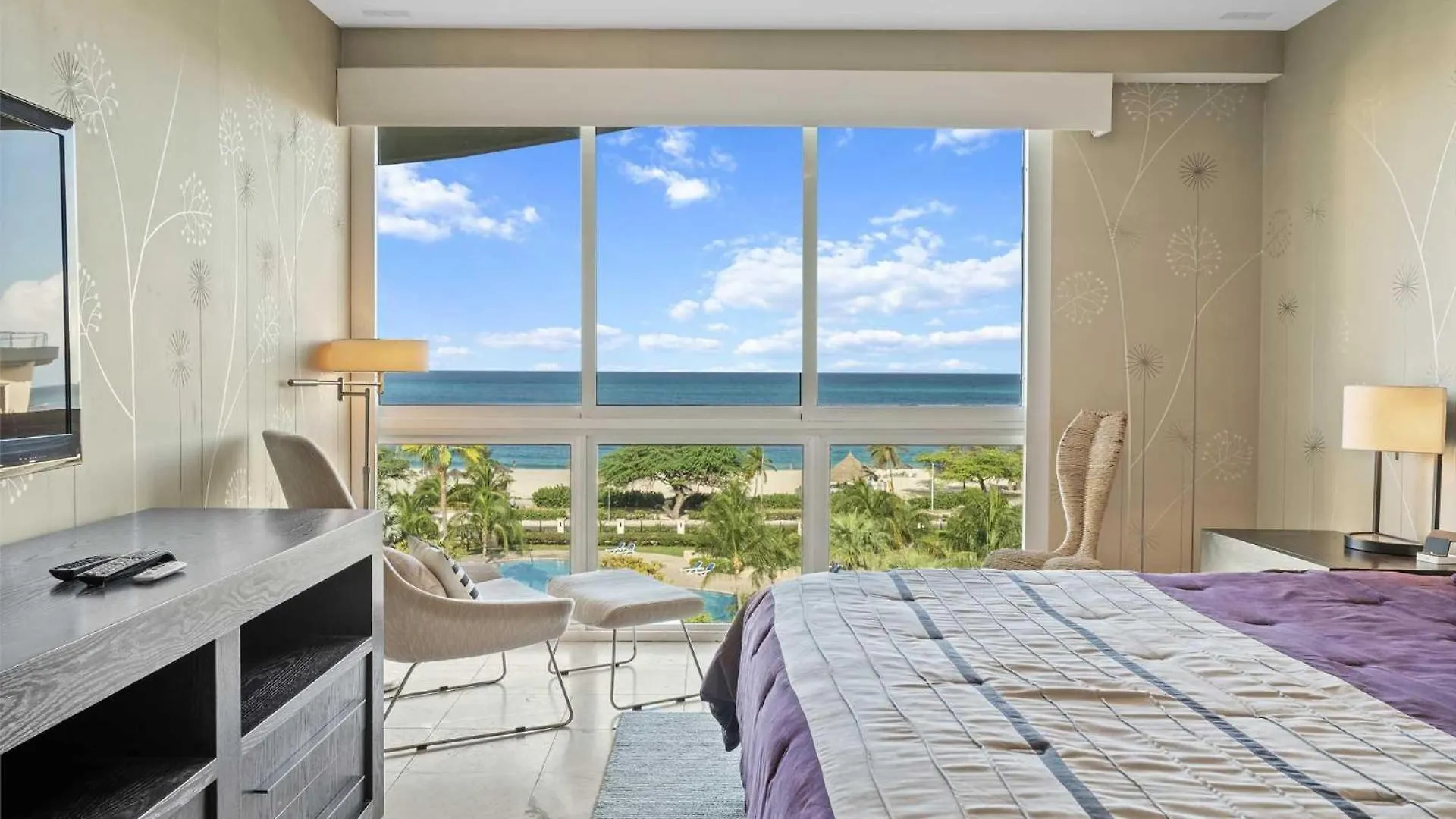 Beachfront - Panoramic View 4Br Penthouse - Ph4 팜비치