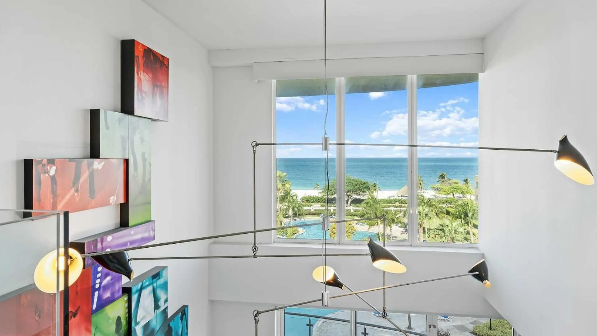 Beachfront - Panoramic View 4Br Penthouse - Ph4 팜비치 0*,  아루바