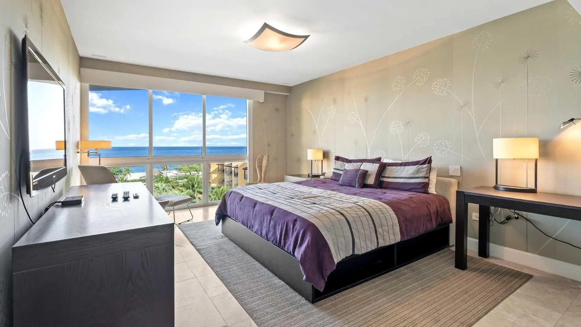펜션 Beachfront - Panoramic View 4Br Penthouse - Ph4 팜비치