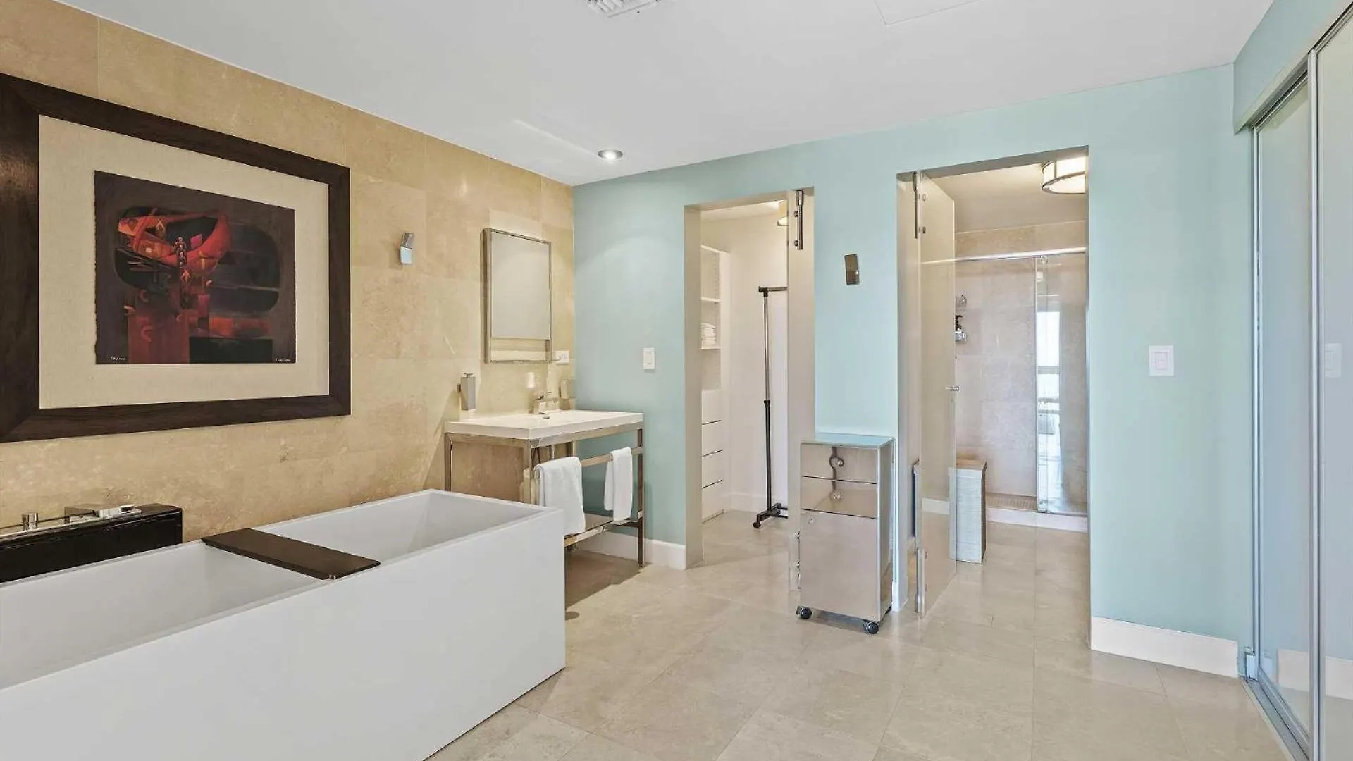 Beachfront - Panoramic View 4Br Penthouse - Ph4 شاطئ بالم