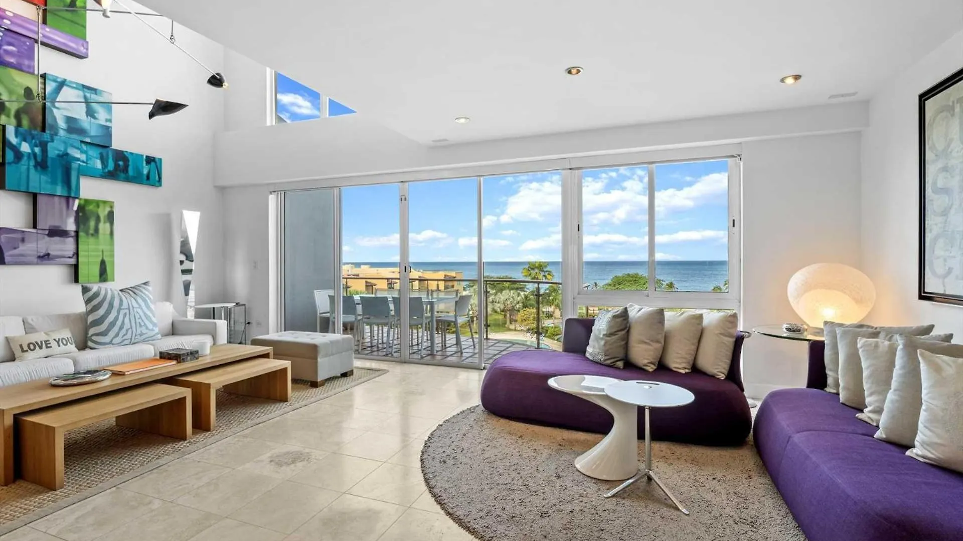 Beachfront - Panoramic View 4Br Penthouse - Ph4 شاطئ بالم