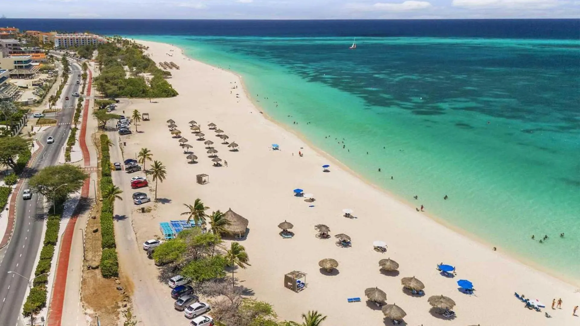 Beachfront - Panoramic View 4Br Penthouse - Ph4 شاطئ بالم 0*,  أروبا